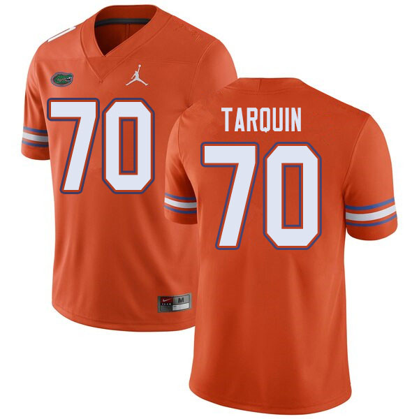 Jordan Brand Men #70 Michael Tarquin Florida Gators College Football Jerseys Sale-Orange - Click Image to Close